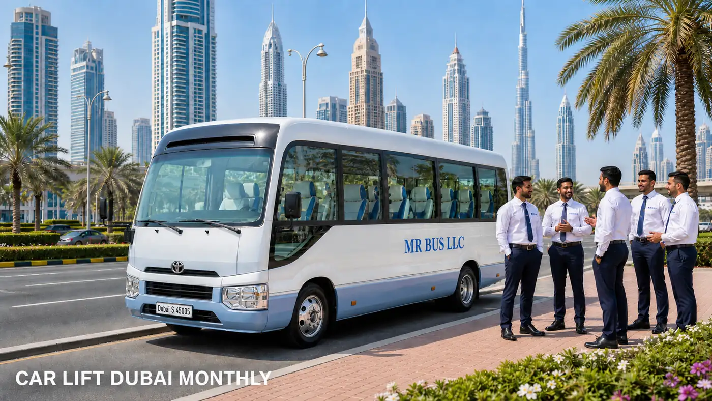 Car Lift Dubai Monthly Price route-reviewed MR BUS pickup and drop service