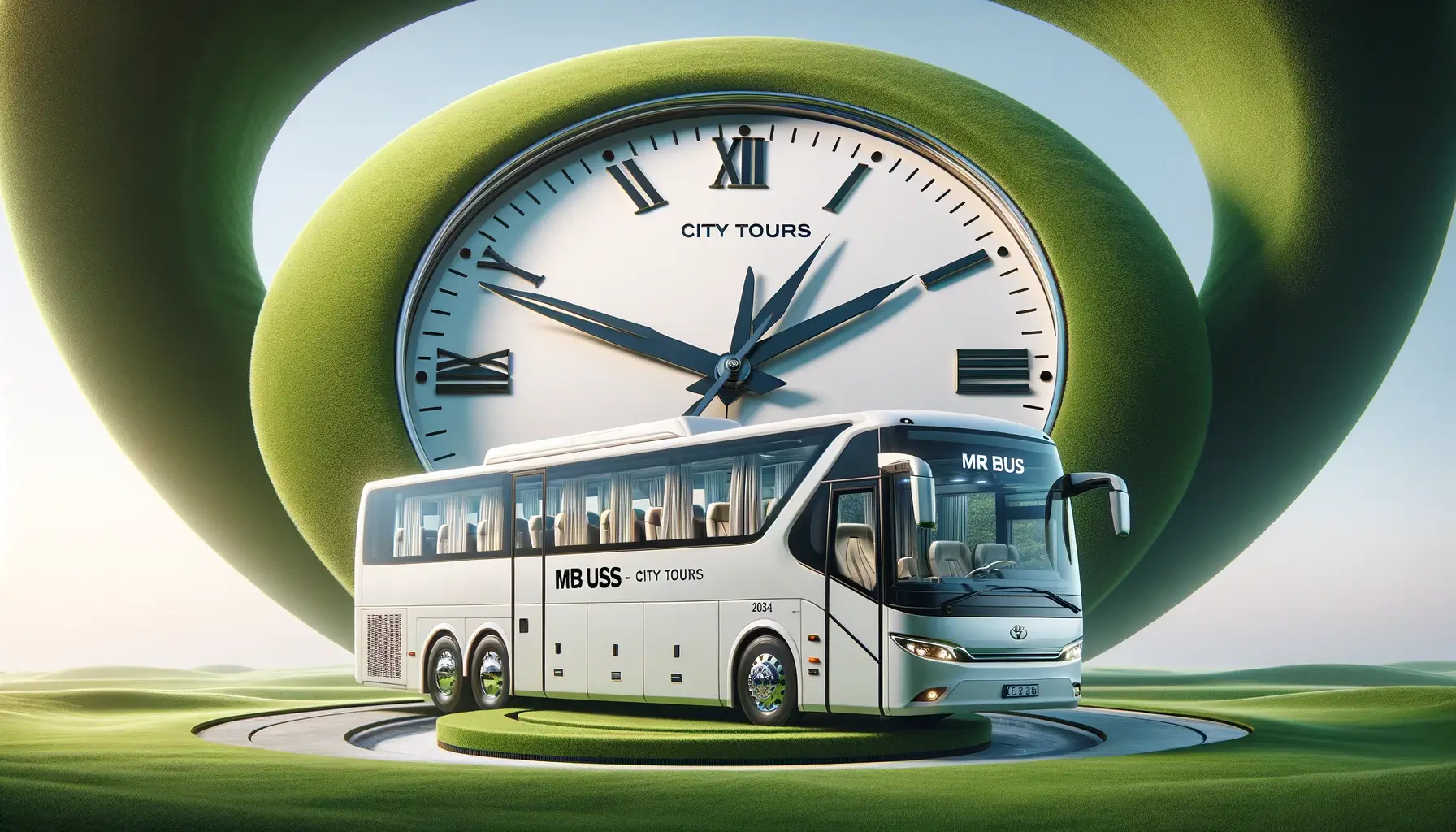 Luxury coach in Al Majaz near the waterfront park